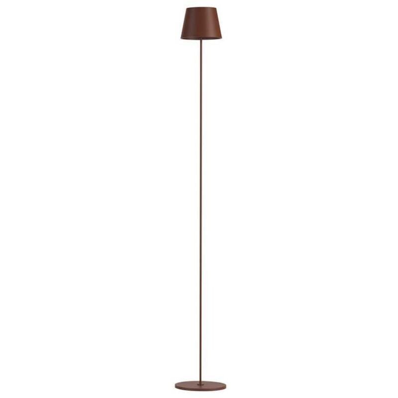 foto del prodotto piantana led 4w colore corten in alluminio con touch dimmerabile altezza regolabile 3in1 3000k ip54 v tac