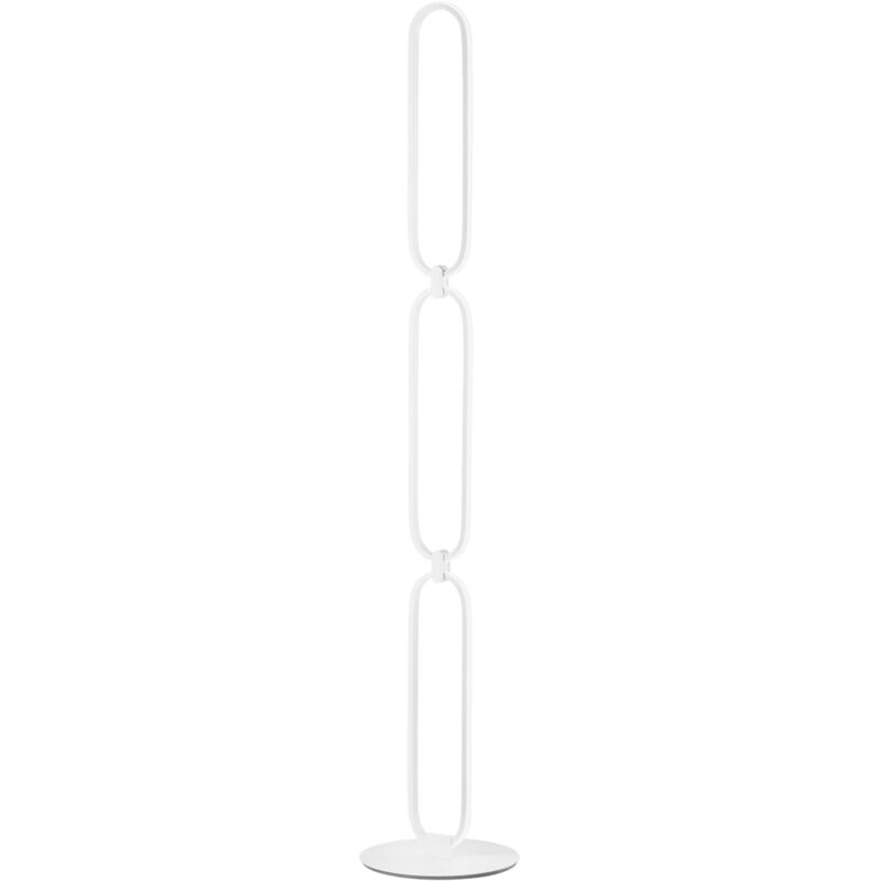 foto del prodotto piantana led infinity in alluminio bianco 30w 4000k luce naturale 