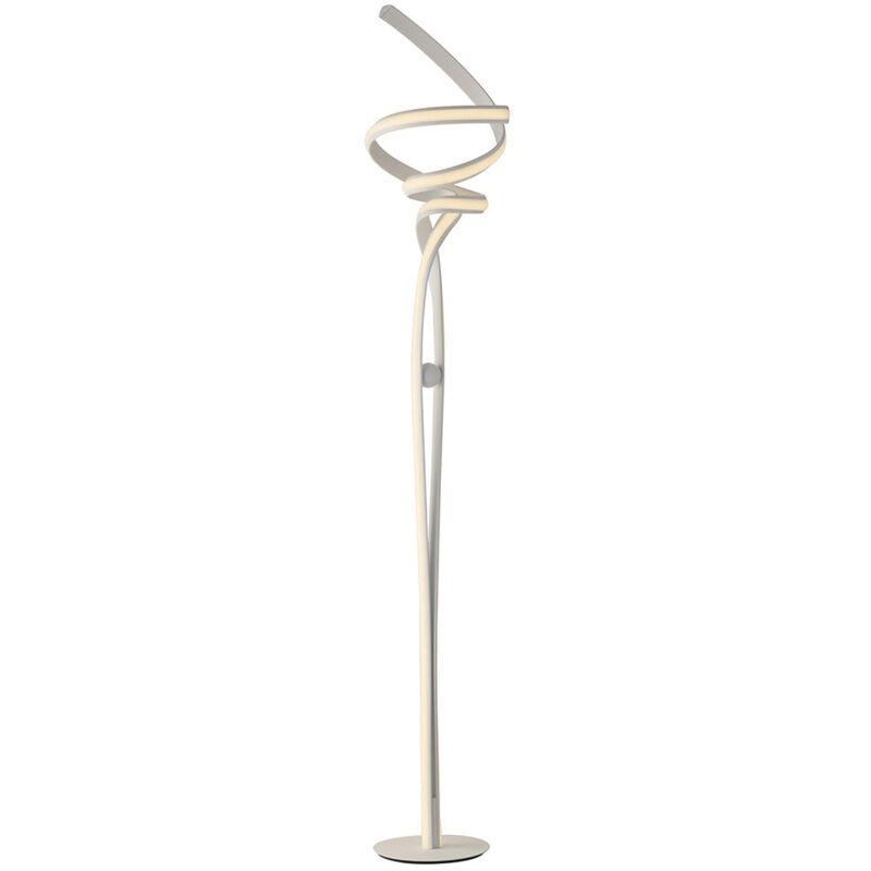 foto del prodotto piantana led mystralin alluminio bianco dimmerabile 36w luce naturale 