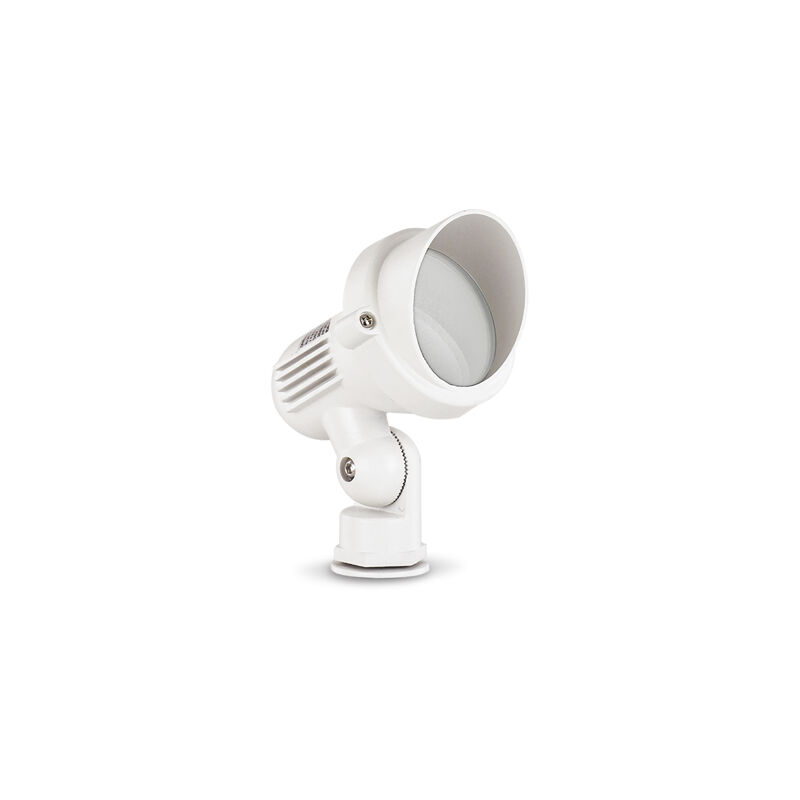 foto del prodotto piantana moderna da esterno terra alluminio bianco 1 luce gu10