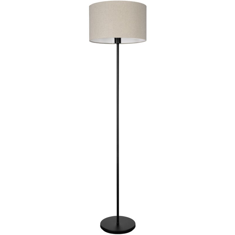 foto del prodotto piantana moderna feniglia acciaio nero 1 luce e27