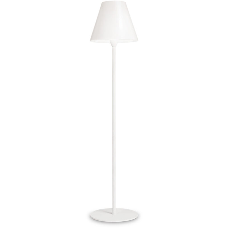 foto del prodotto piantana moderna itaca metallo bianco 1 luce e27