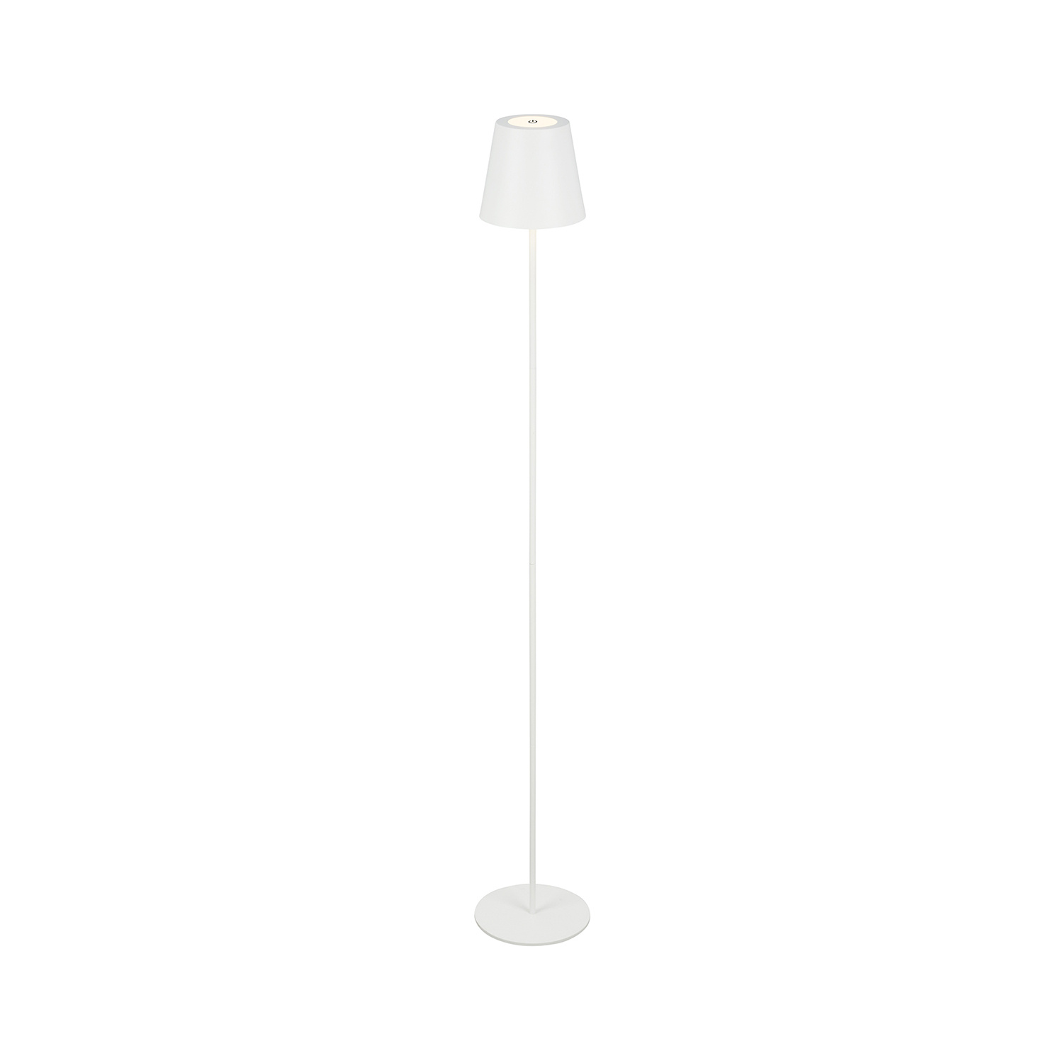 foto del prodotto piantana moderna kiki metallo bianco led integrato 3,5w 3000k