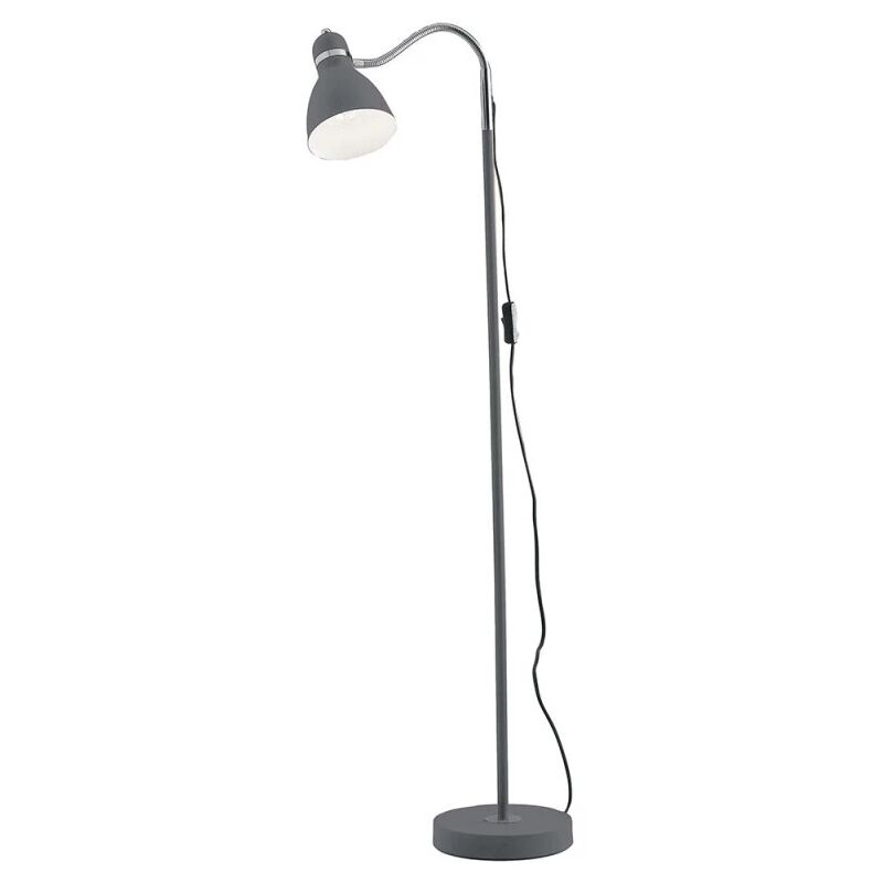 foto del prodotto piantana moderna people in metallo grigio 1xe27 40w