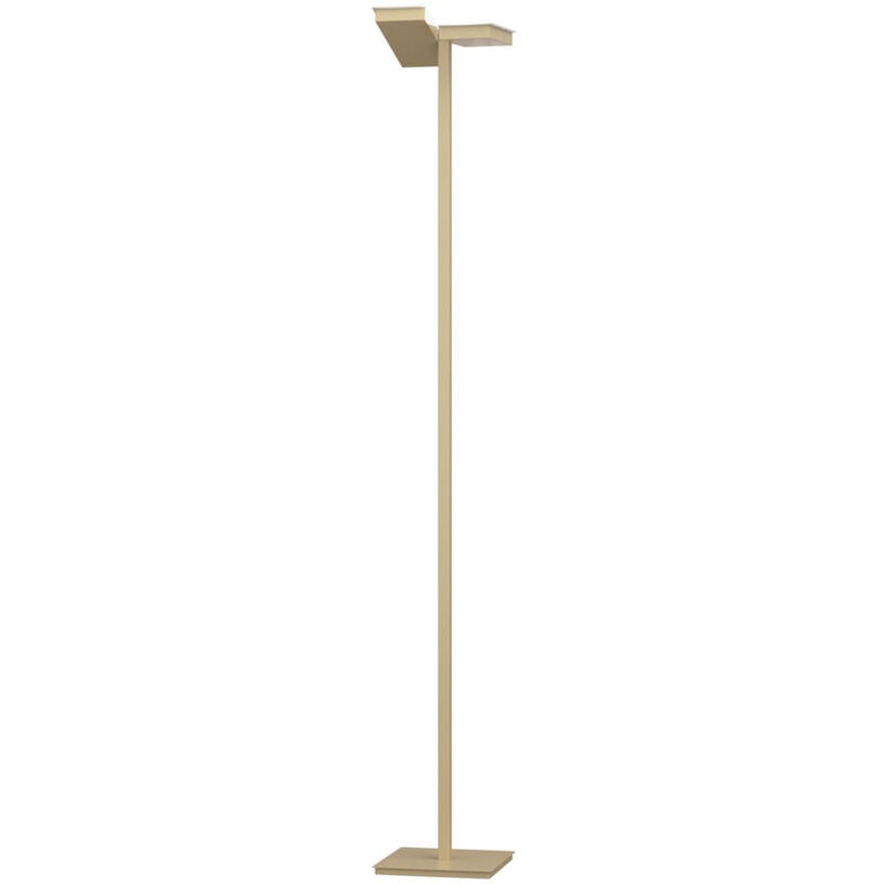 foto del prodotto piantana moderna style metallo sabbia vetro bianco 6 luci gx53