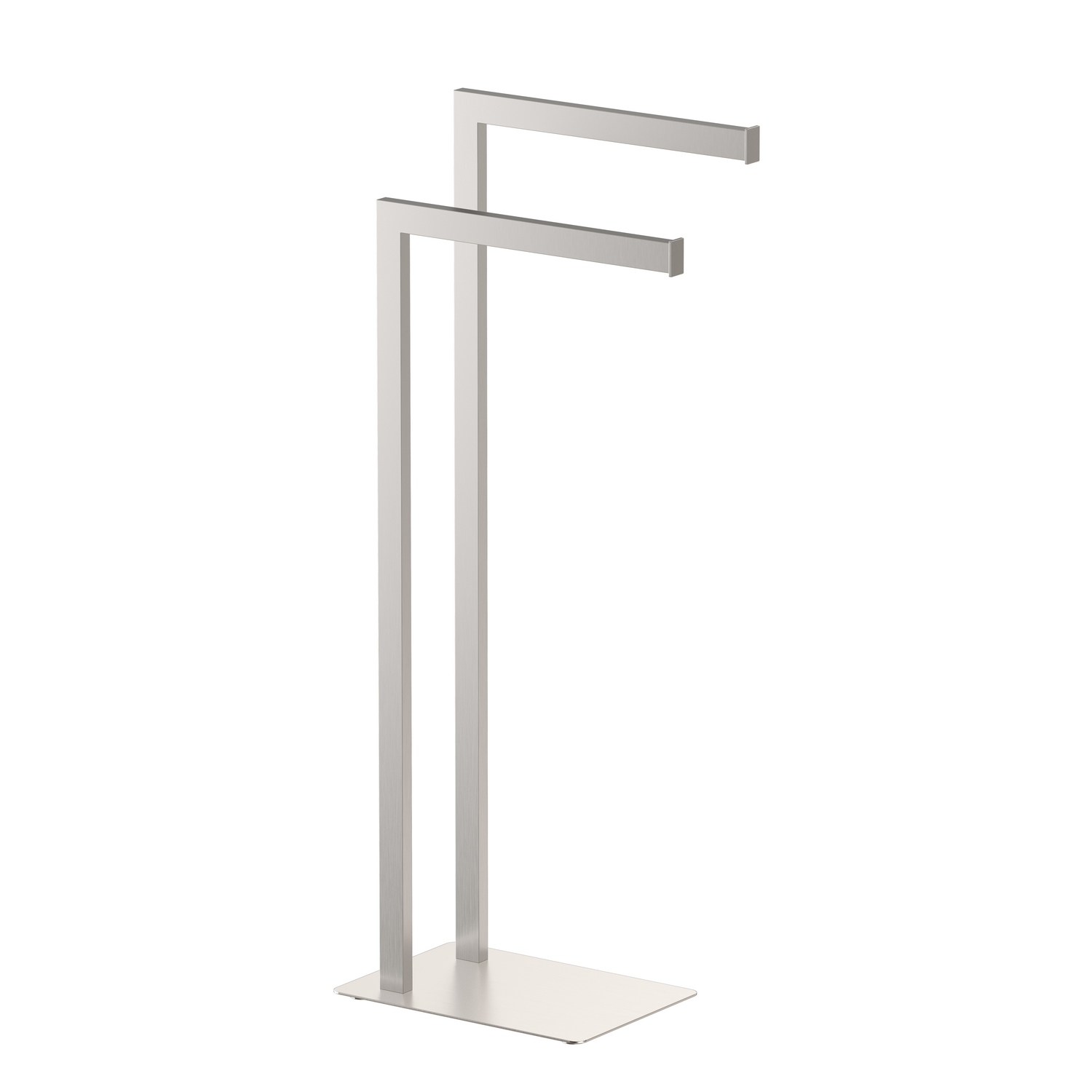 foto del prodotto piantana porta asciugamani zeus da terra spazzolato in acciaio mod. top line