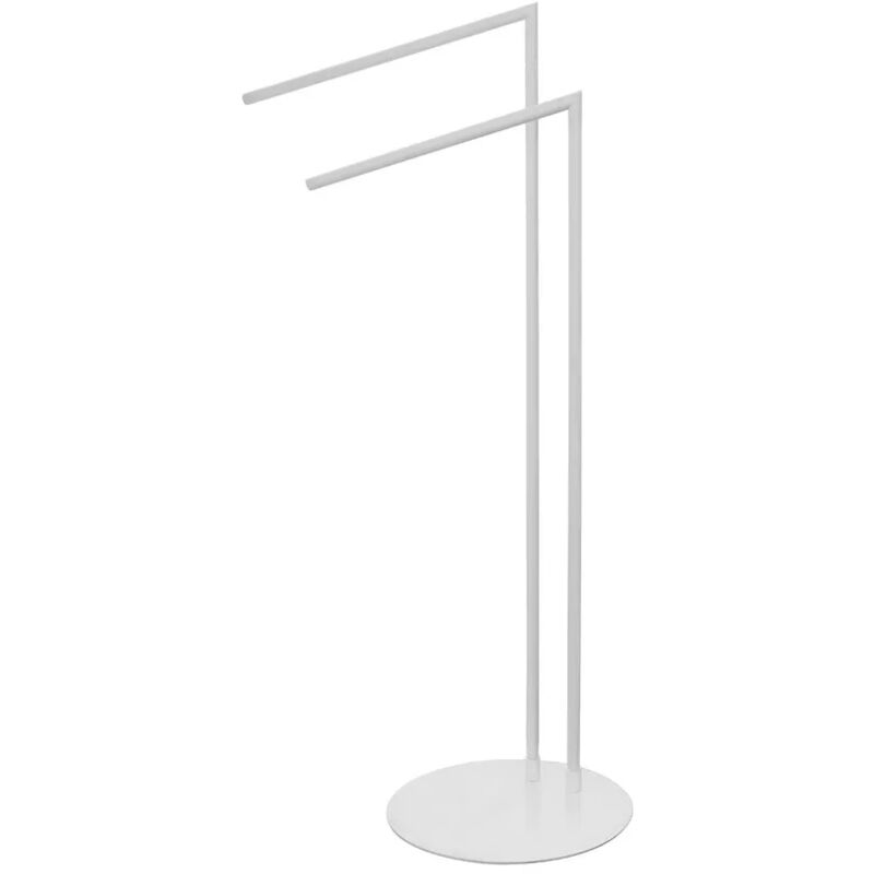 immagine 0 del prodotto piantana portasciugamani da appoggio in acciaio bianco opaco style