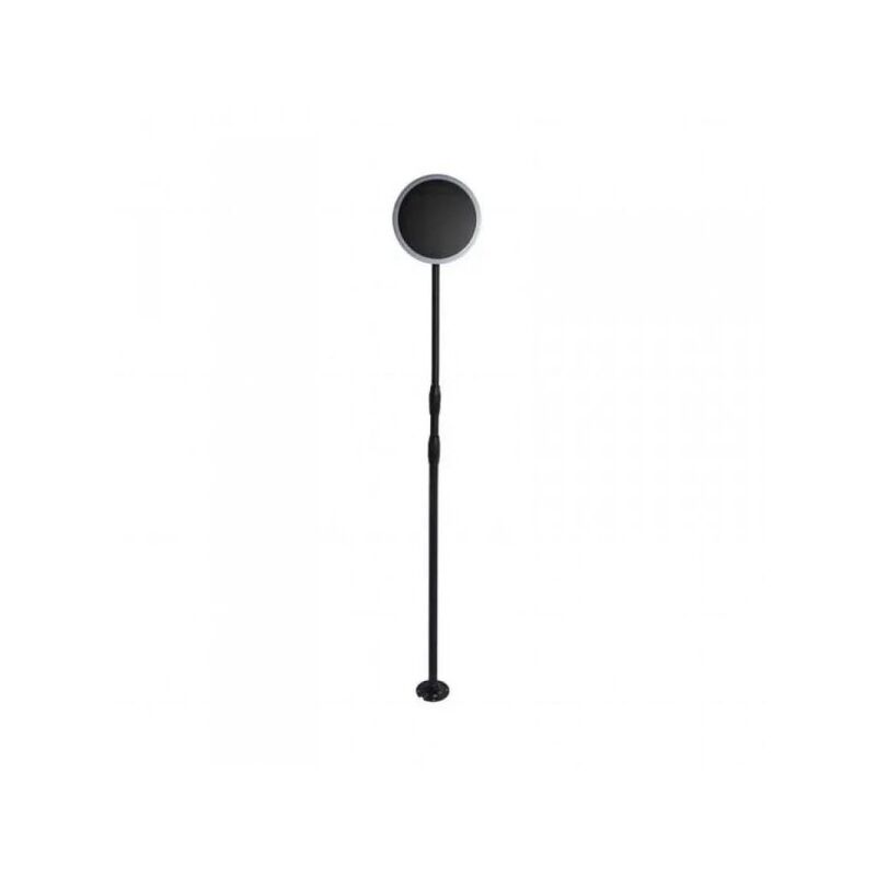 foto del prodotto piantana solare led da giardino 8w con sensore crepuscolare colore bianco e nero 3000k ip65 sku 6670