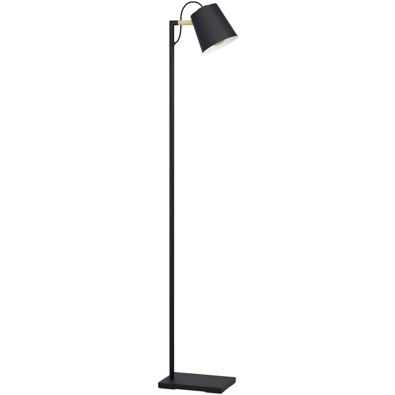 foto del prodotto piantana vintage lacey acciaio nero 1 luce e27