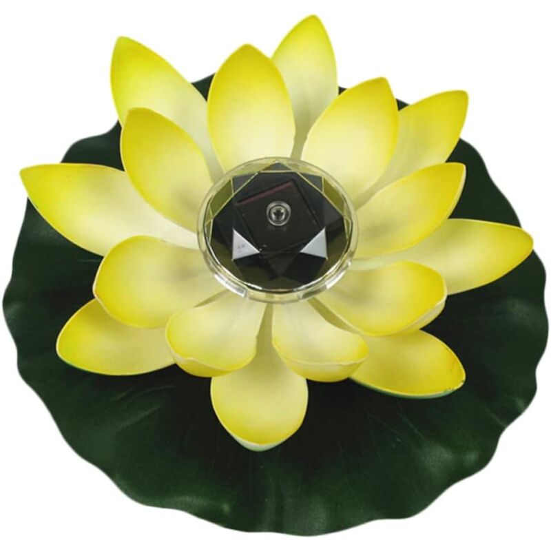 foto del prodotto piante artificiali da esterno ninfea luci decorative solari decorazione per matrimoni luci solari per piscina luci decorative a led galleggianti