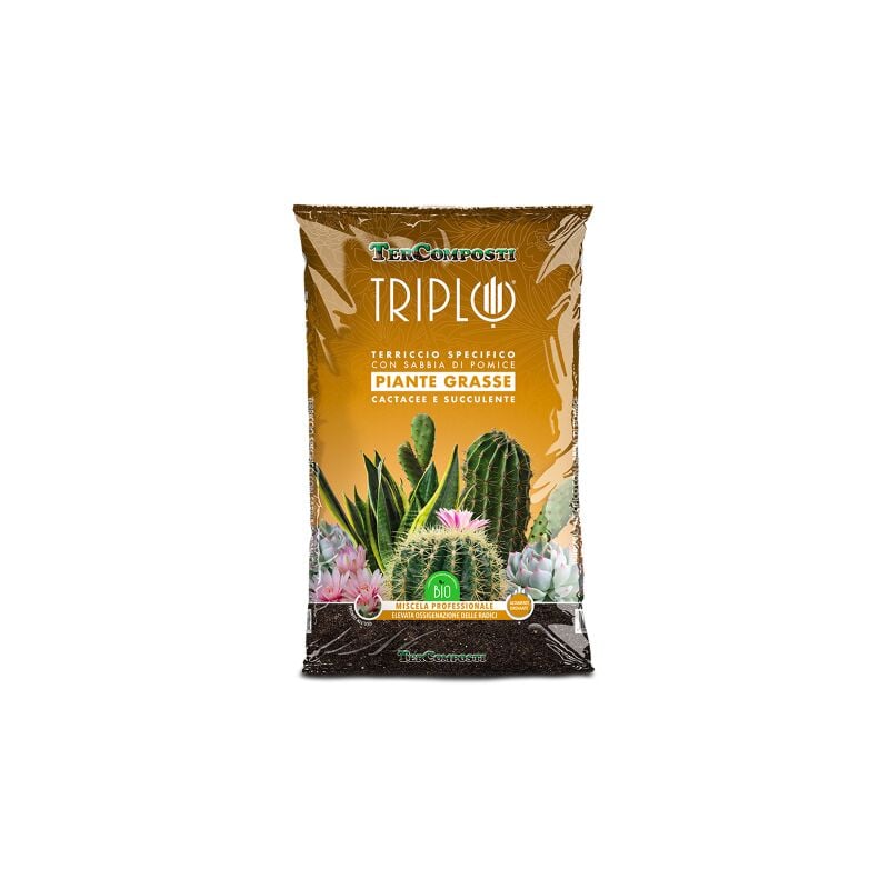 foto del prodotto piante grasse terra terriccio substrato specifico 20 lt tercomposti