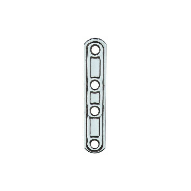 foto del prodotto piastra 163 in diritta inox 4 fori 100 mm 20 pz