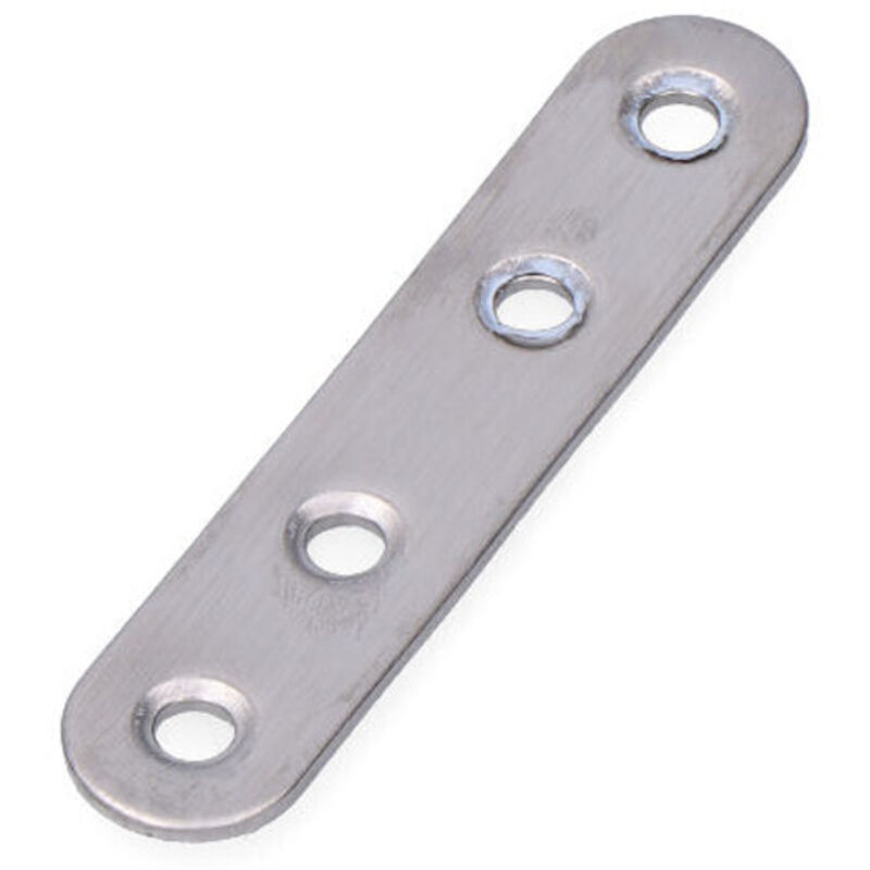 foto del prodotto piastra a vite acciaio inossidabile 80x19x2mm resistente e durevole