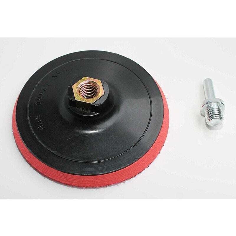 foto del prodotto piastra abrasiva ulisem da 125 mm con mandrino per trapano 1 pz. 