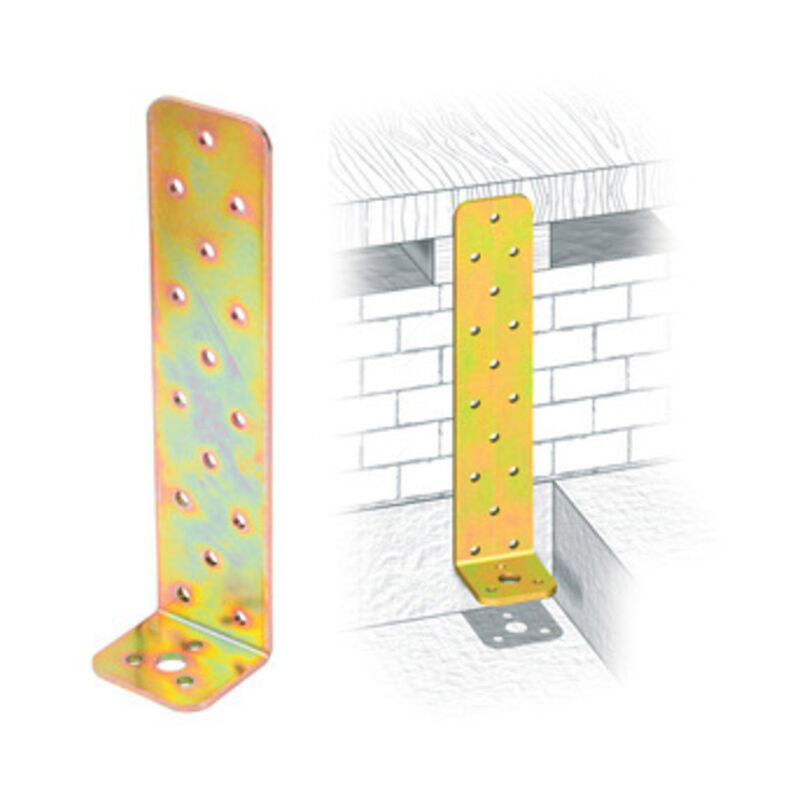 foto del prodotto piastra angolare acciaio tropicalizzato art. 754 mm.50x300x45. prezzo per 1 pezzo.