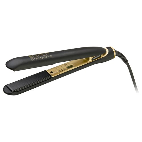 foto del prodotto piastra capelli elmot ppiaelmdiam luxury hairline diamante nero e oro