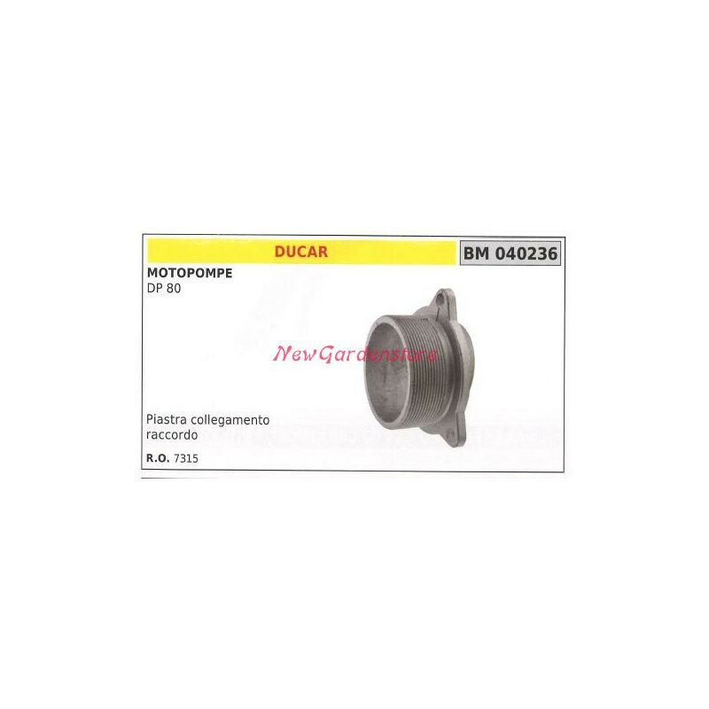 foto del prodotto piastra collegamento raccordo ducar motopompa dp 80 040236