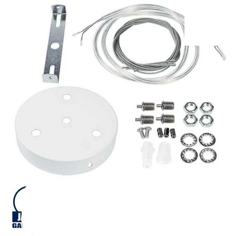 foto del prodotto piastra da soffitto per sospensioni luminose 120mmx25mm