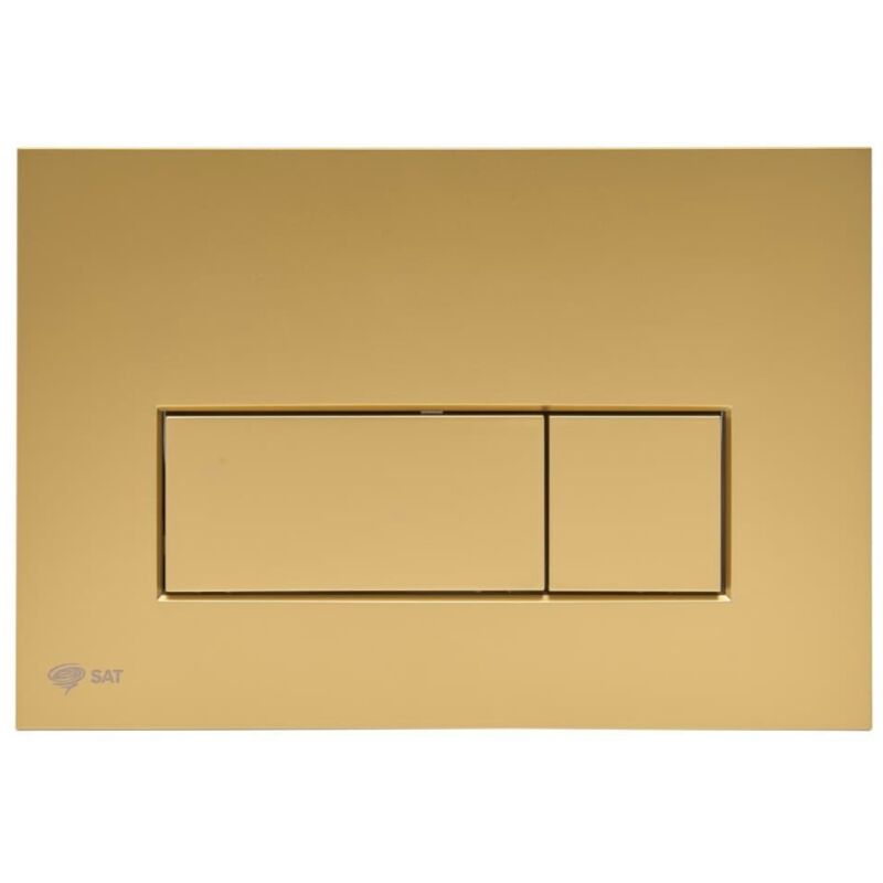 foto del prodotto piastra di azionamento con doppio scarico, oro opaco satatg m swiss aqua technologies