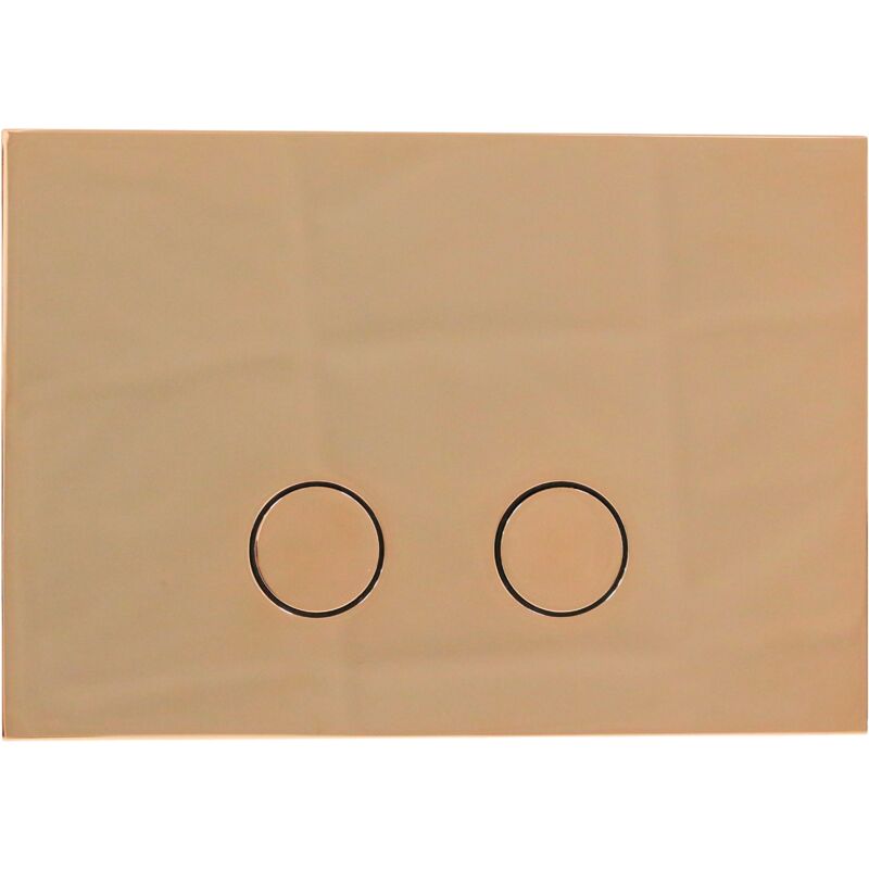 foto del prodotto piastra di comando doppio tasto per cassette geberit colore oro rosa gattoni pia gbrs oro rosa