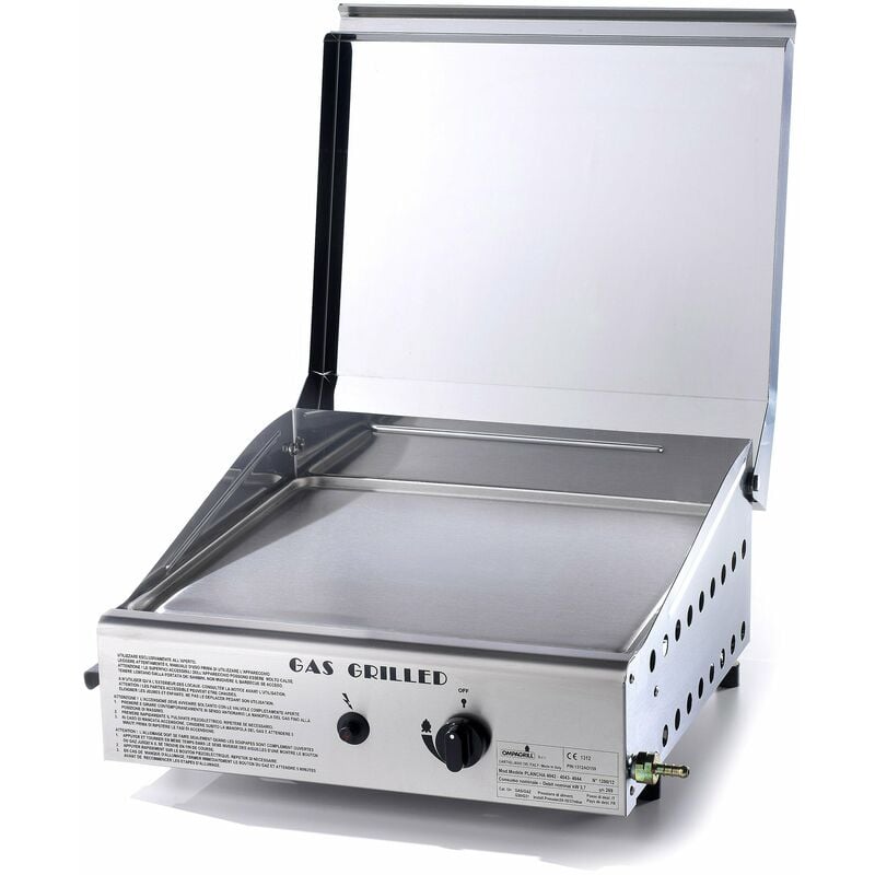 foto del prodotto piastra di cottura in acciaio a gas gpl ompagrill plancha single 4044 cover