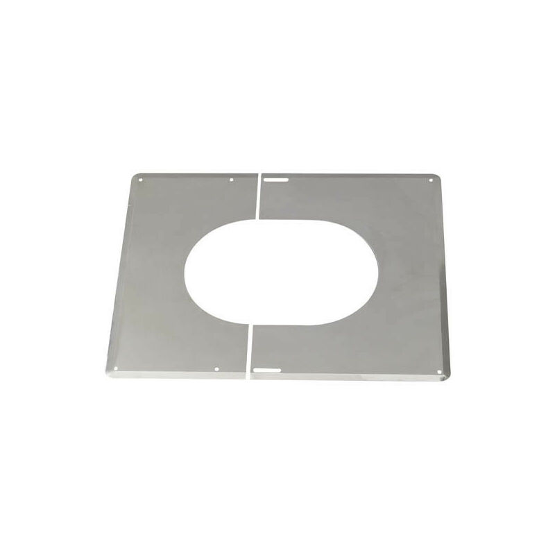 foto del prodotto piastra di finitura in acciaio inox ten 482323 per soffitti inclinati da 30 a 45 d230mm