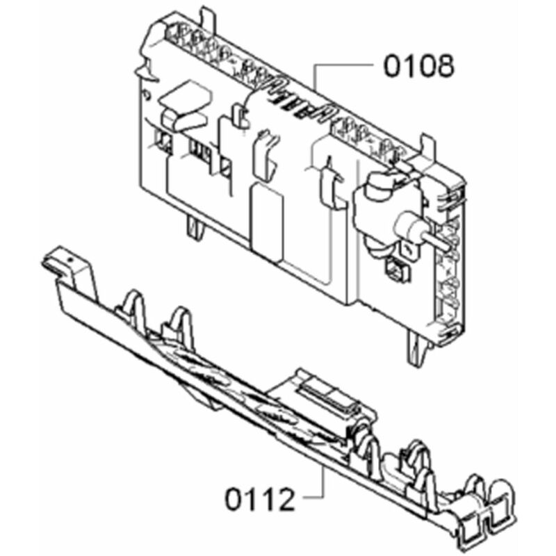 foto del prodotto piastra di potenza programmata codice 0108 asciugatrice bosch 4370776
