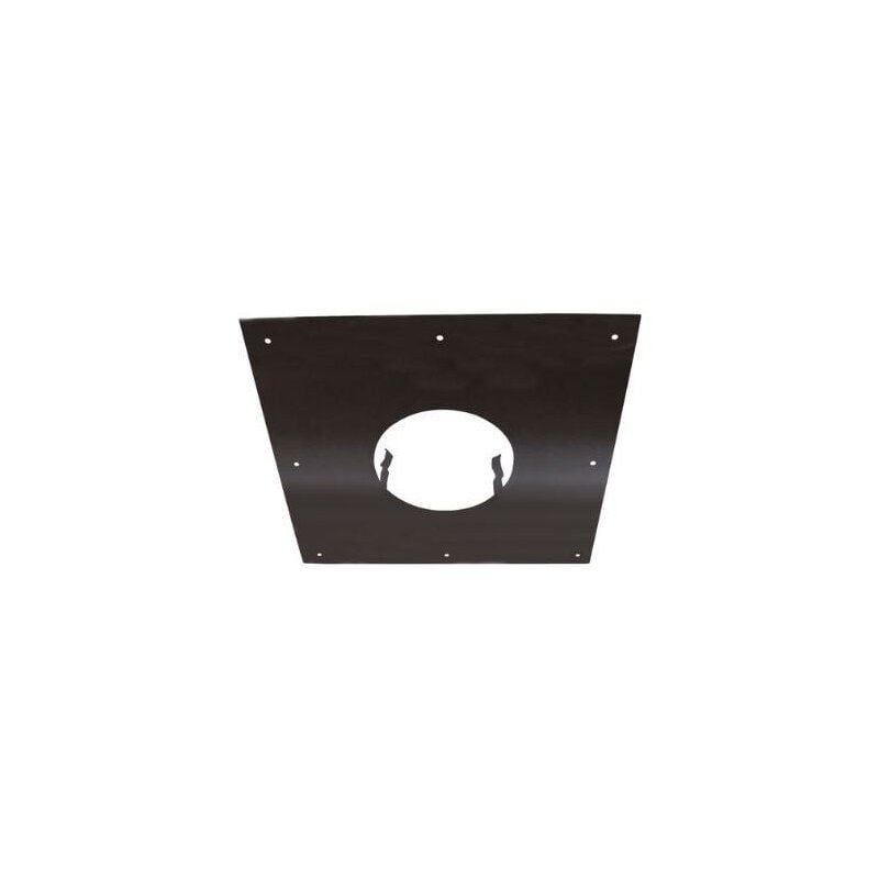 foto del prodotto piastra di pulizia 300x300mm nera per condotto diametro 200mm joncoux