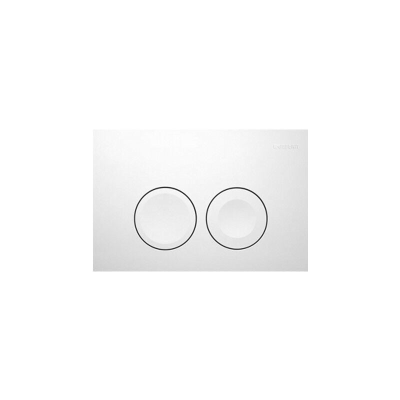 foto del prodotto piastra di sblocco a 2 pulsanti bianco 115.125.11.5 geberit