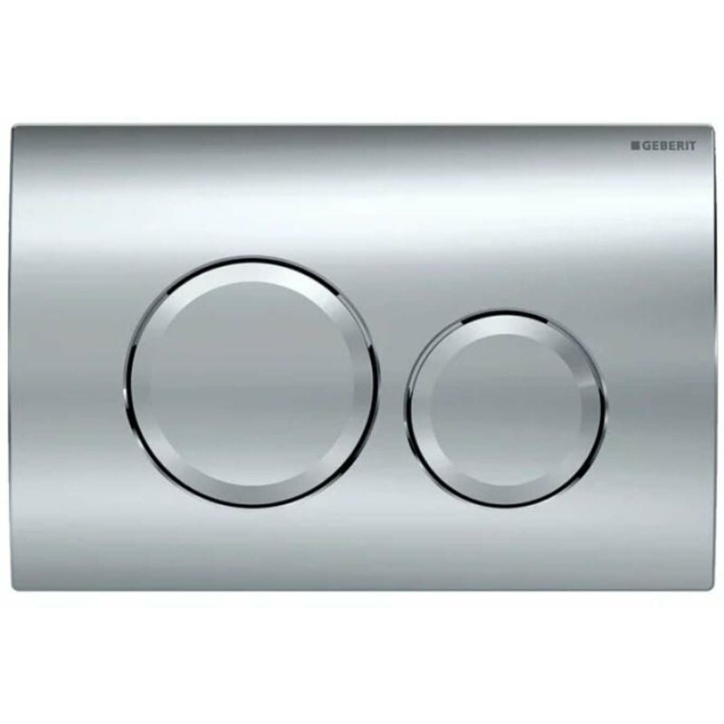 foto del prodotto piastra di sblocco delta20 a doppio tocco, cromo lucido 115.127.21.1 - geberit