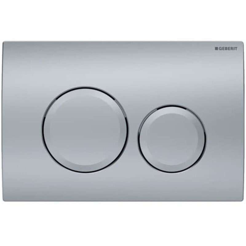 foto del prodotto piastra di sblocco delta20 a doppio tocco, cromo opaco 115.127.46.1 geberit