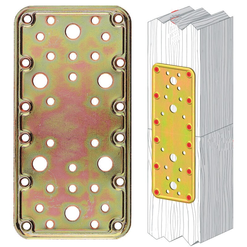foto del prodotto piastra diritta acc.trop. art.774 mm.90x180