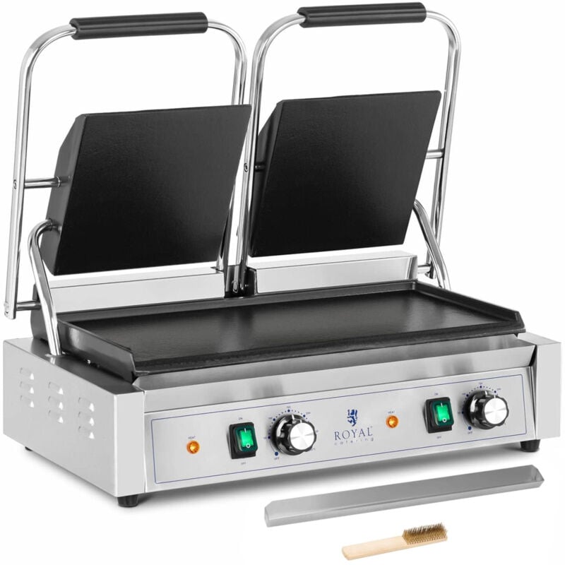 foto del prodotto piastra elettrica liscia doppia 48 x 23 cm 3600 w