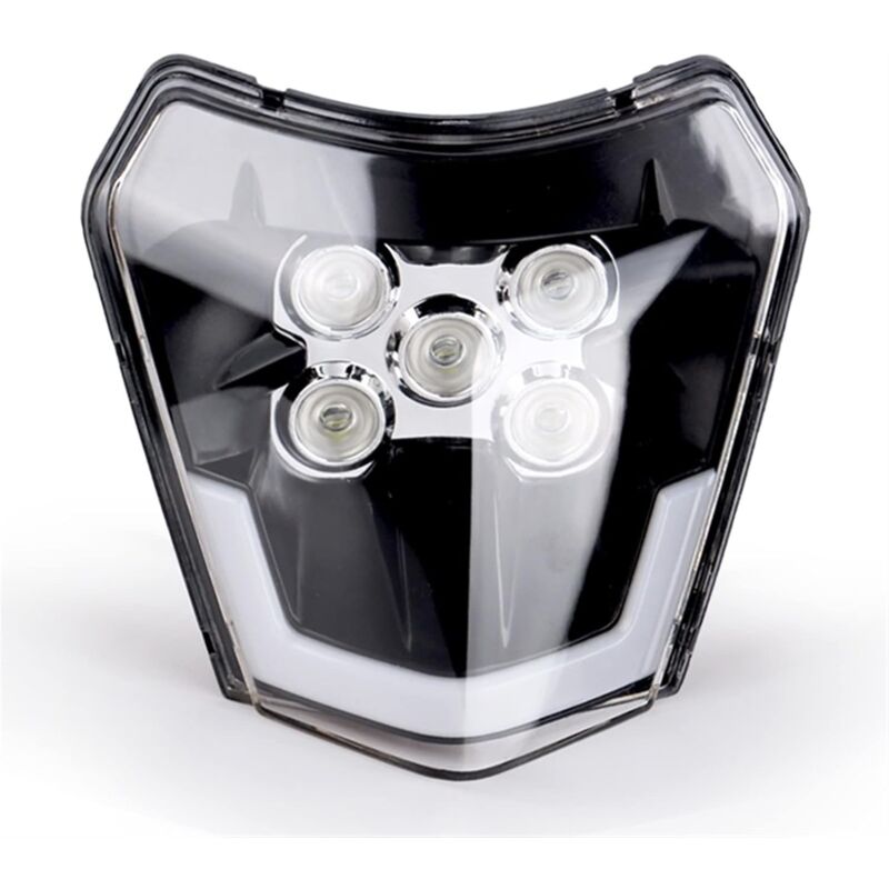 foto del prodotto piastra faro anteriore a led per moto, faro anteriore adatto per ktm exc 300 xc xcf xcw xcfw sx sxf sxs da 125 a 690 2012 2022