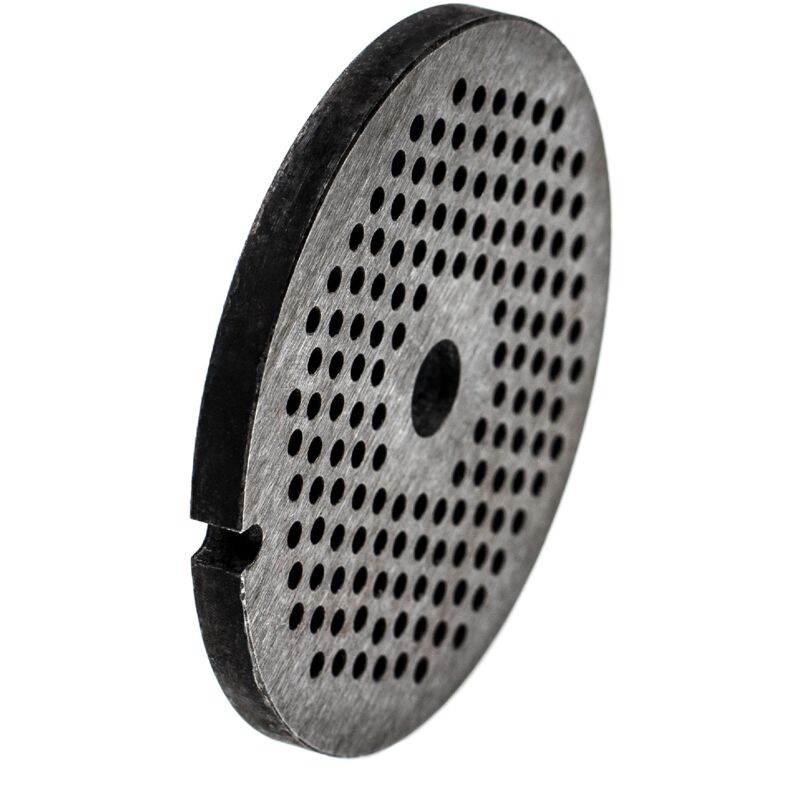 foto del prodotto piastra forata 32 compatibile con kbs tritacarne diametro fori 4mm, foro centrale 13,4mm, acciaio vhbw