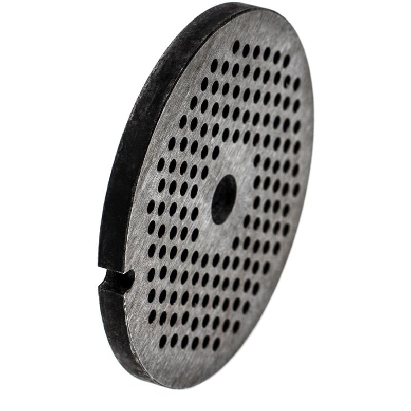 foto del prodotto piastra forata 32 compatibile con porkert tritacarne diametro fori 4mm, foro centrale 13,4mm, acciaio vhbw