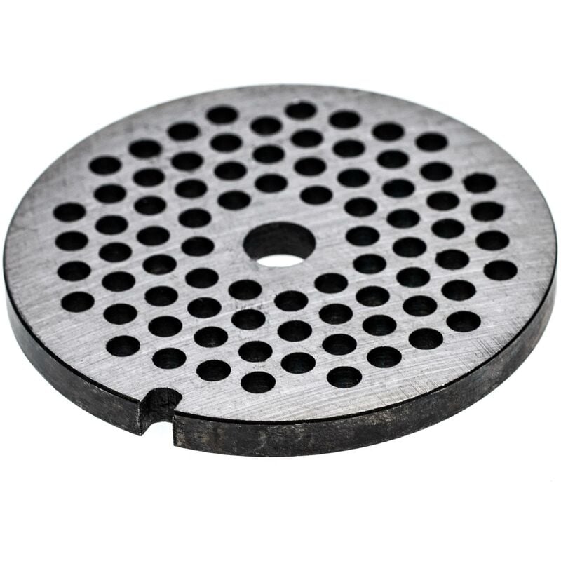 foto del prodotto piastra forata 32 per tritacarne diametro fori 6mm, foro centrale 13,4mm, acciaio vhbw