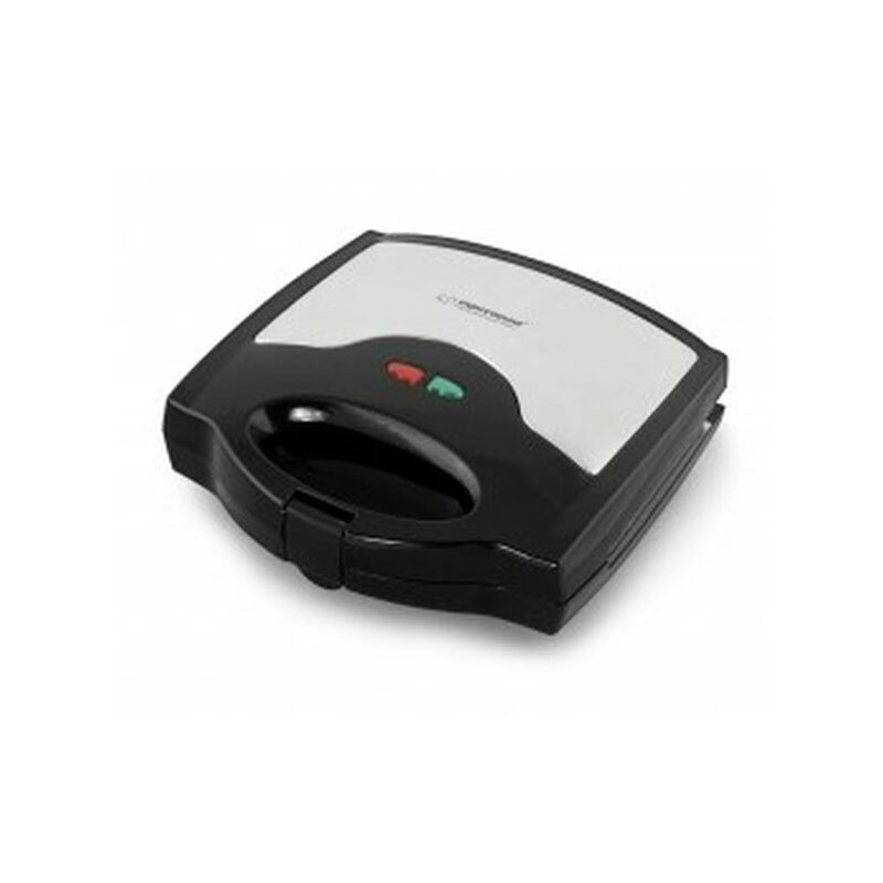 foto del prodotto piastra grill elettrica esperanza ekt005 nero grigio 700 w