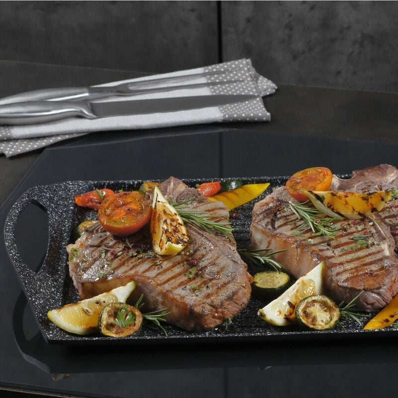 foto del prodotto piastra grill rettangolare tognana linea sphera 35 x 28 centimetri
