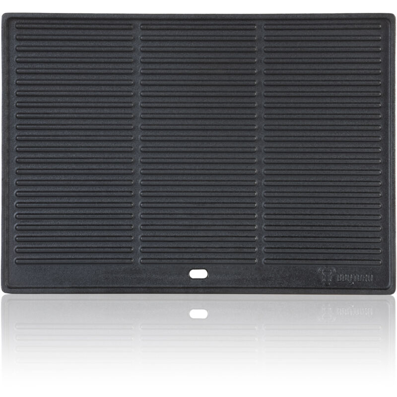 foto del prodotto piastra in ghisa 42,5 x 31,5 cm, piastra reversibile pre seasoned, padella per grigliare, bbq plancha bbq toro