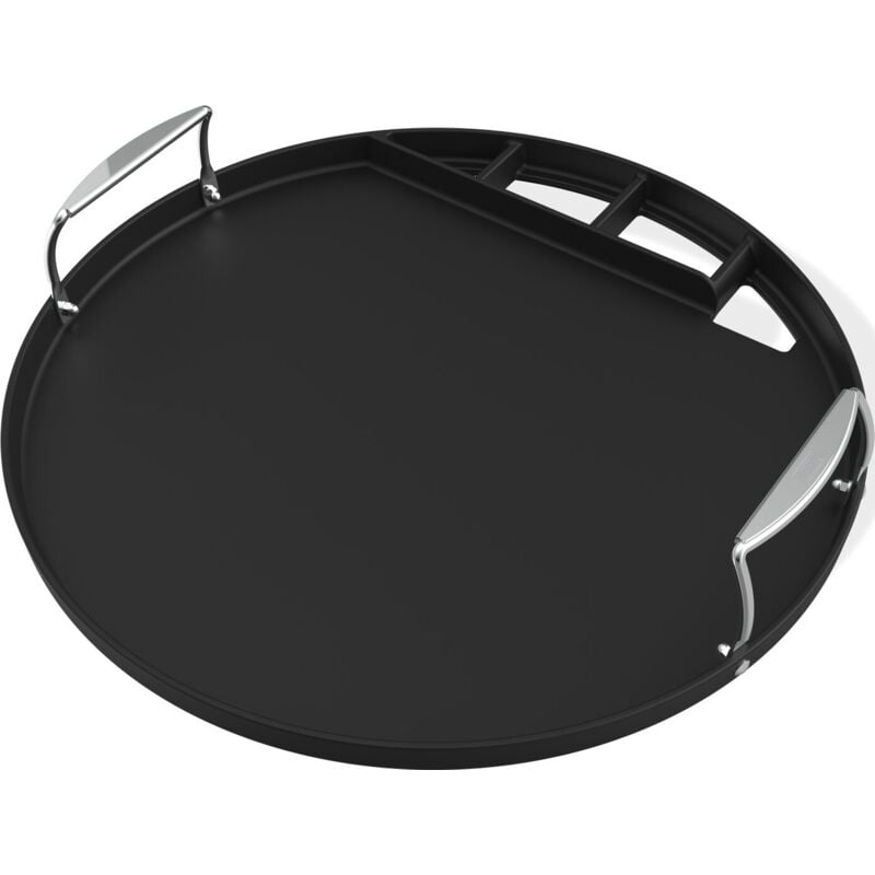 foto del prodotto piastra in ghisa a tutta griglia per bbq weber a carbone da 57 cm cod. 3400844