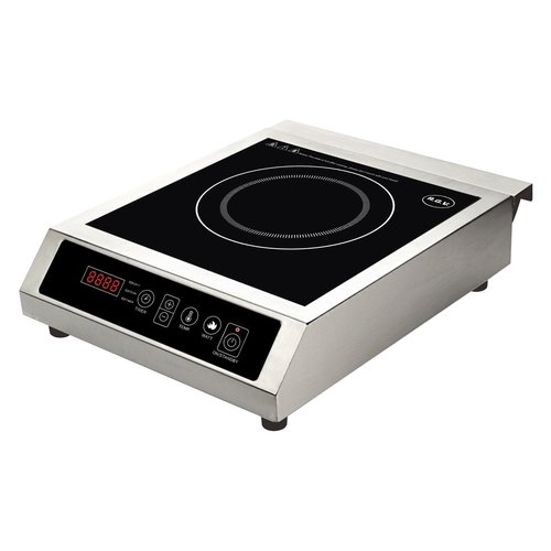 foto del prodotto piastra induzione r. g. v. 111450 pro ind 1 black e silver