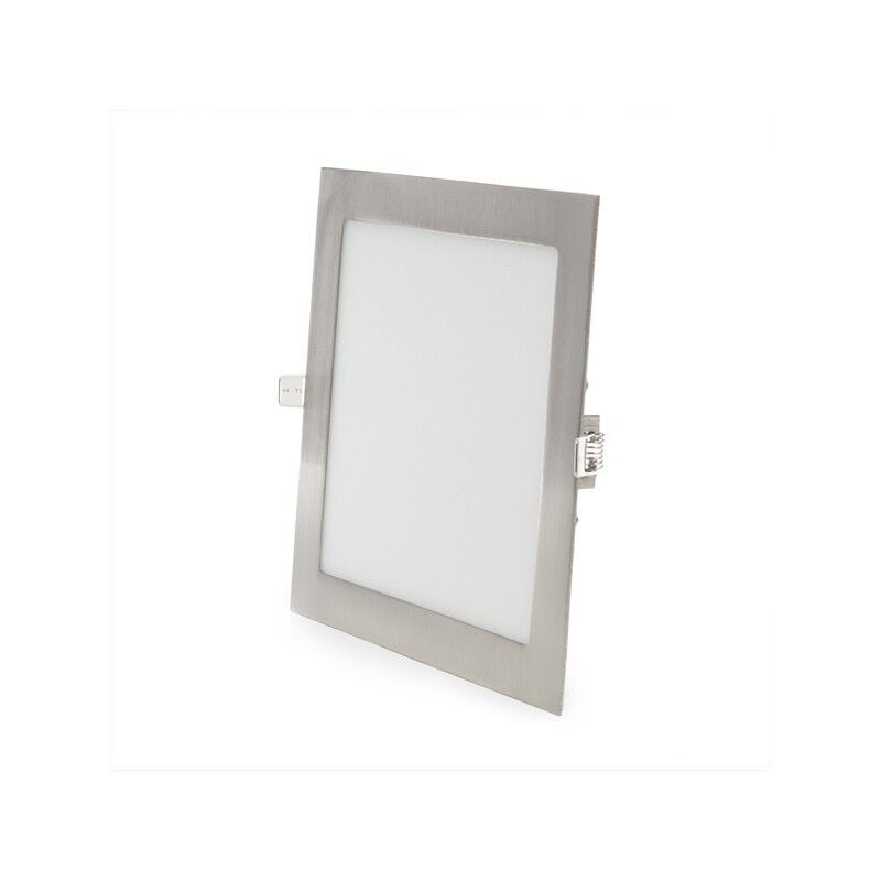 foto del prodotto piastra led 18w 1.300lm 6000 k quadrata nichel satinato 50.000h gl cl s18n cw 