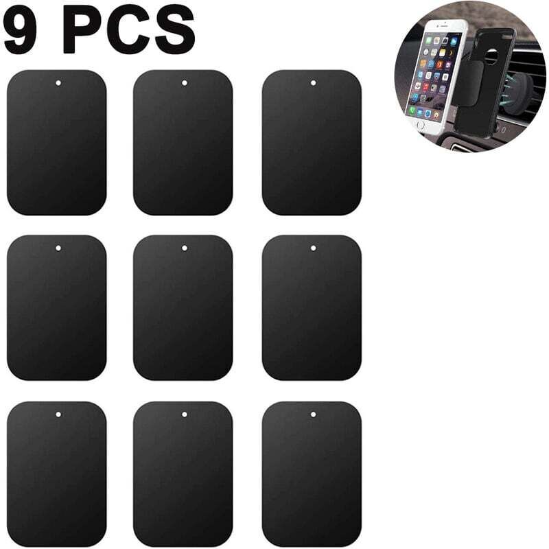 foto del prodotto piastra magica in metallo per magnete per telefono cellulare con adesivo 3m di ricambio per supporto magnetico per auto.