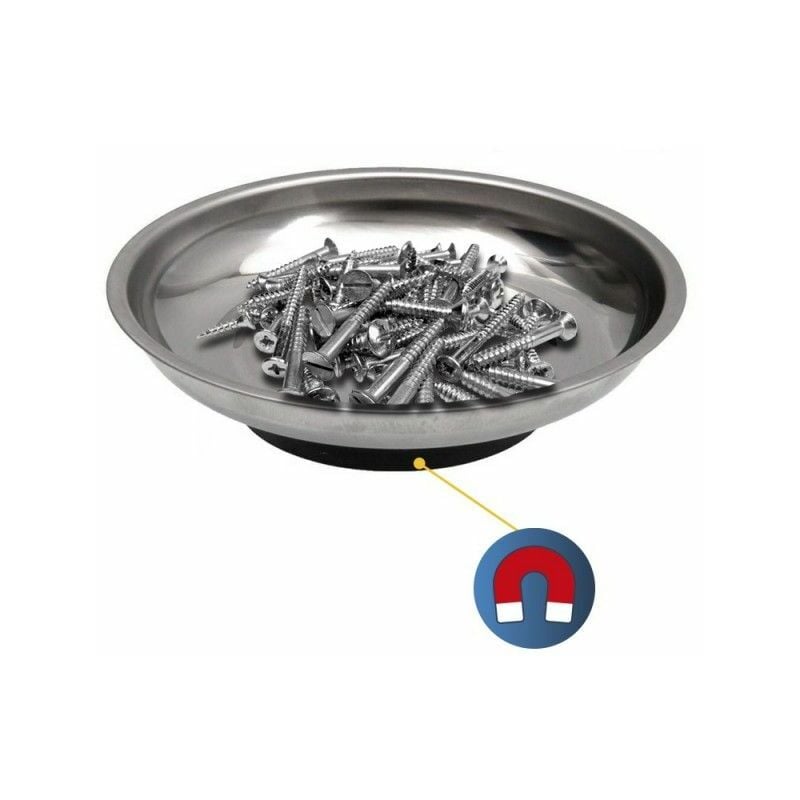 foto del prodotto piastra magnetica 10,5 cm in acciaio inossidabile