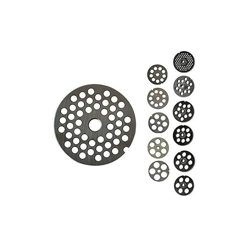foto del prodotto piastra per tritacarne reber fori diametro 8 mm