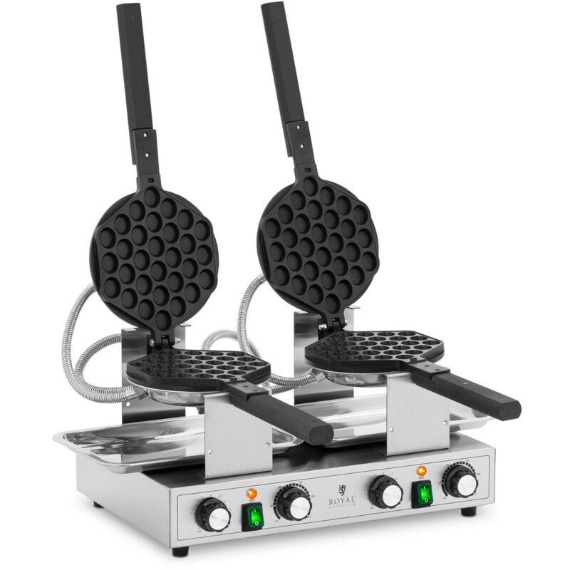 foto del prodotto piastra per waffel piastra per cialde 2 x 1400 w 50 250 c 0 5 min