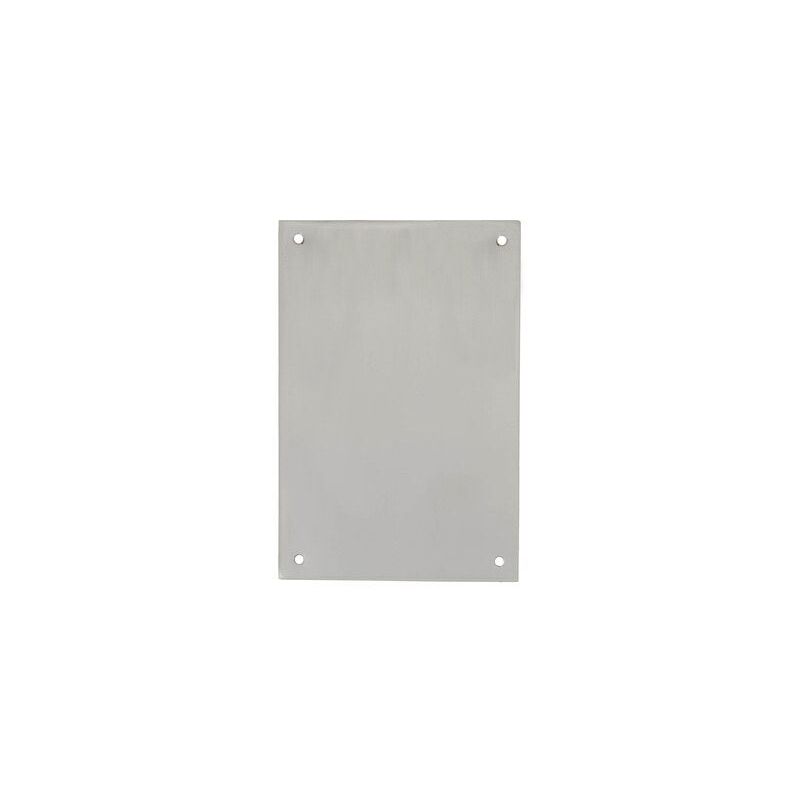 foto del prodotto piastra pulita in acciaio nichelato x l.6 x h.9 cm chrisligne