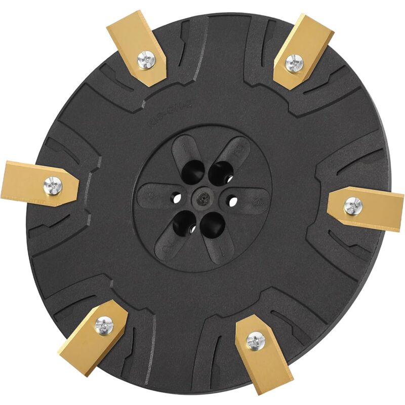 foto del prodotto piastra regolabile per rasaerba robotizzato per 6 lame, piatto girevole per rasaerba robotizzato compatibile con gardena sileno minimo, flymo
