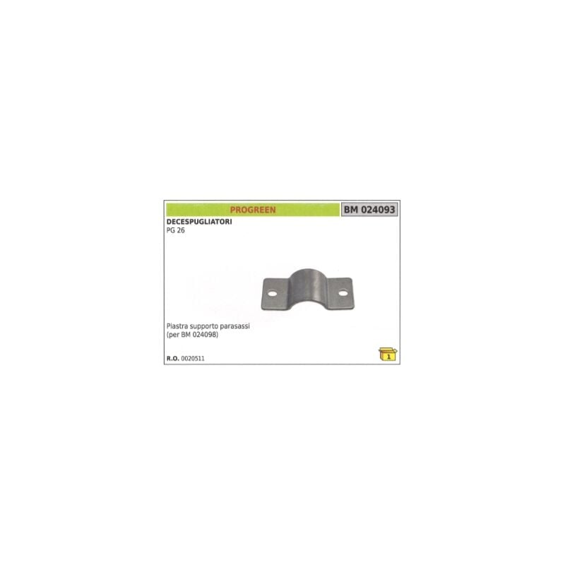 foto del prodotto piastra supporto parasassi progreen asta decespugliatore pg26 0020511